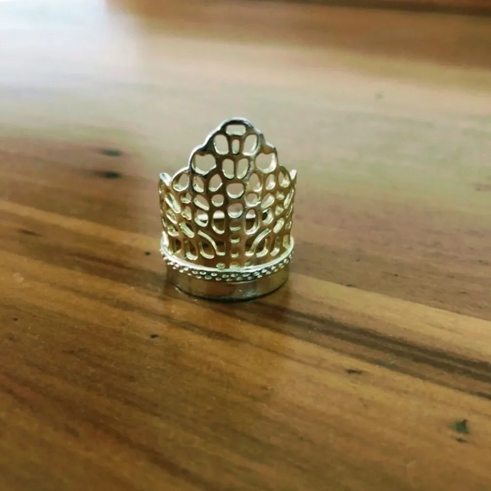 NWOT Kendra Scott Paige in Gold Filigree Size 8 Ring